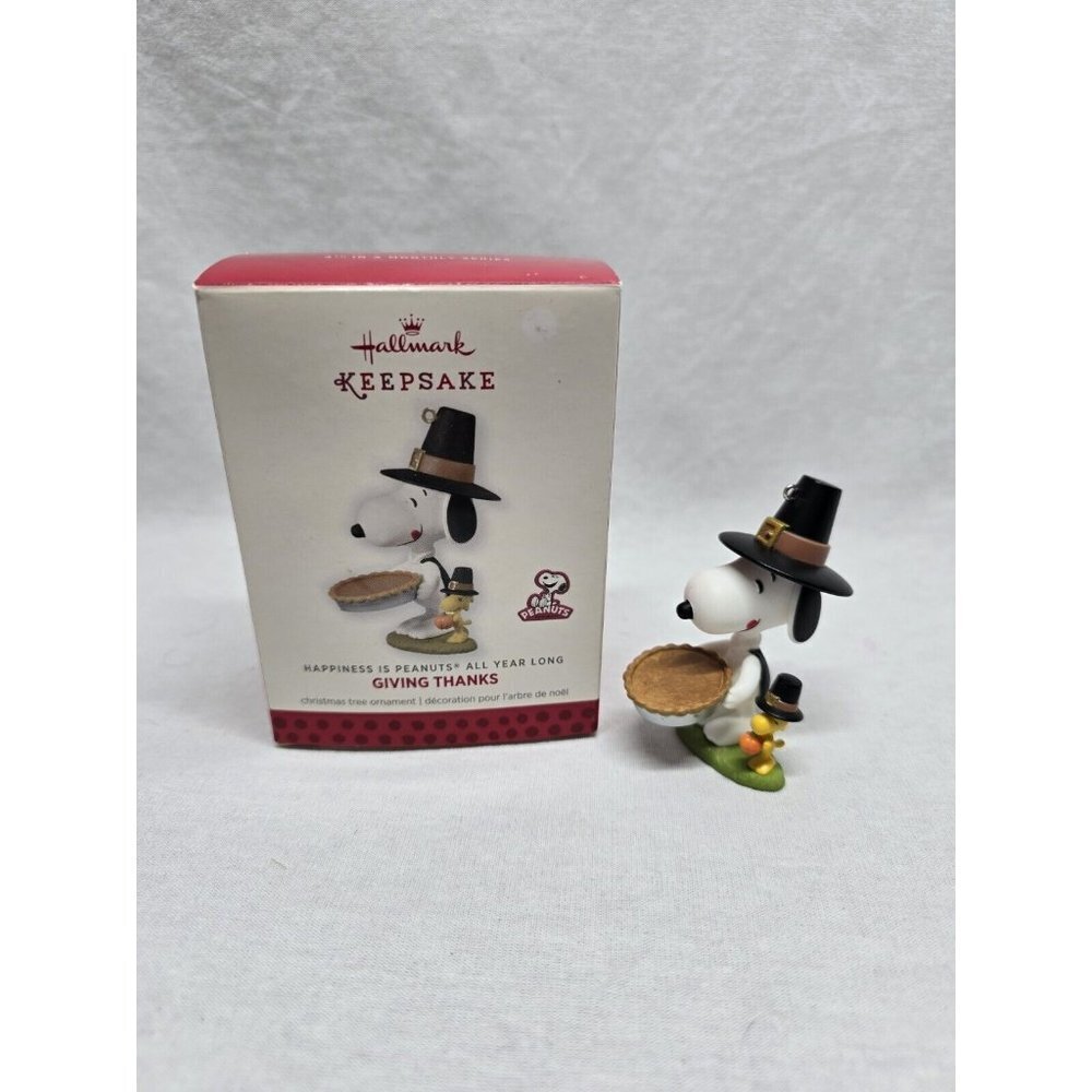 2013 Hallmark GIVING THANKS Snoopy Happiness is Peanuts All Year Series #4